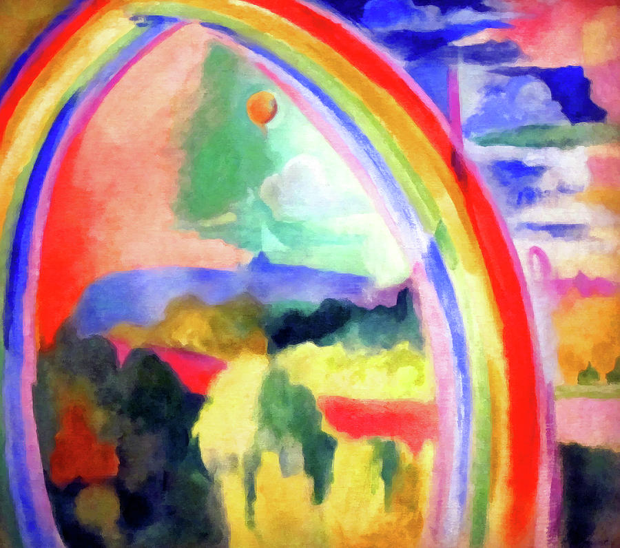 Robert Delaunay Painting - The Rainbow by Jon Baran