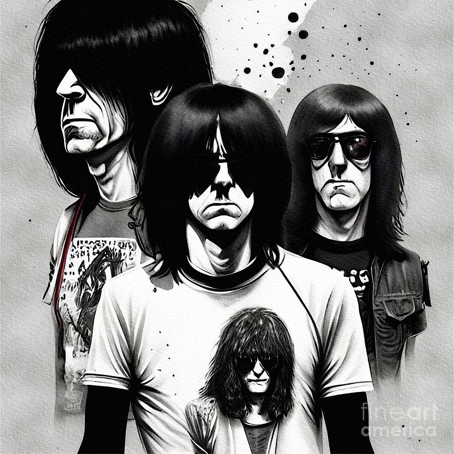 The Ramones Painting by John Springfield - Fine Art America