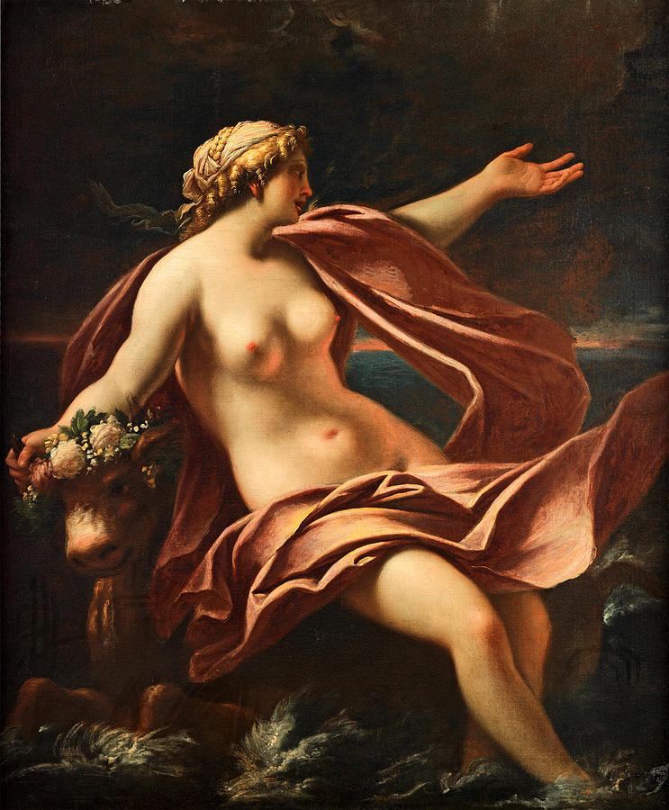 The Rape of Europa Painting by Follower of Antonio Bellucci