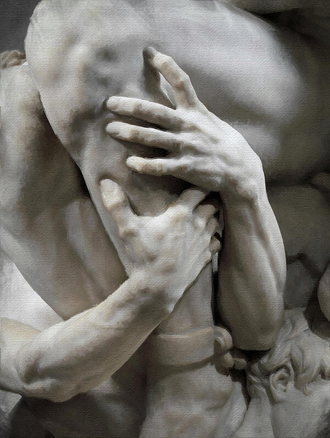 The Rape of Proserpina Gian Lorenzo Bernini Statue Painting by Tony Rubino