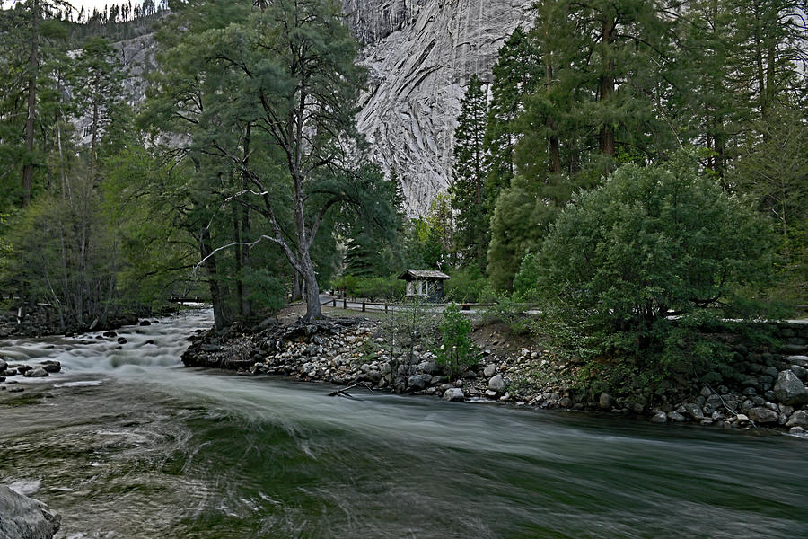 The Rapidly flowing water in Merced River - Yosemite National Park Photograph by Amazing Action Photo Video