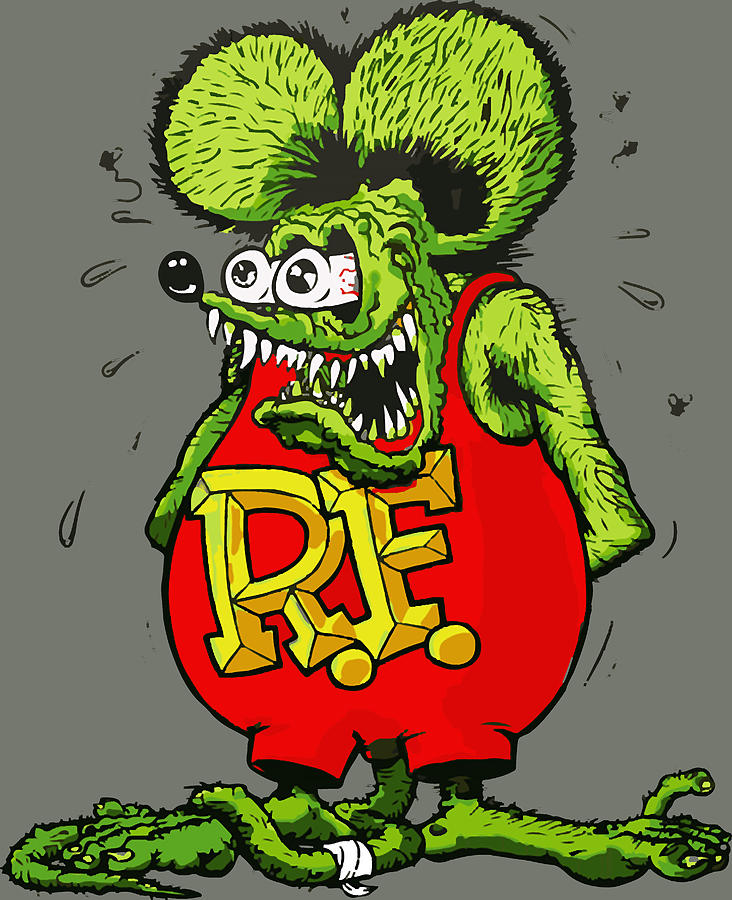 The Rat Fink Classic Digital Art by Dai Doan