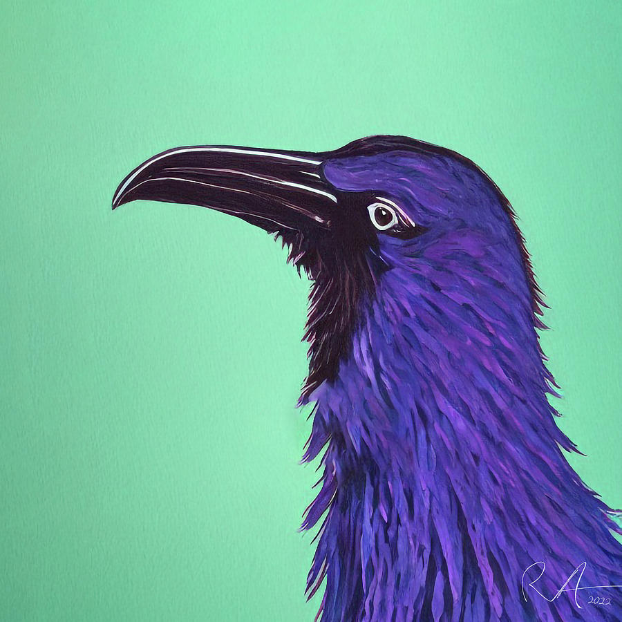 The Raven 2022 Painting By Ryan Anderson Pixels   The Raven 2022 Ryan Anderson 