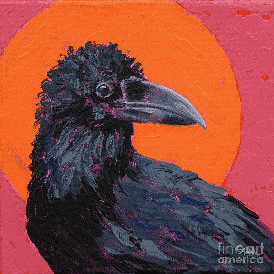 The Raven Painting by Cheryl McClure