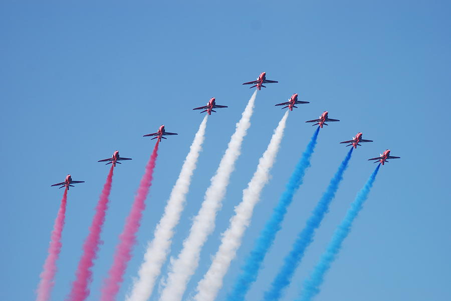 The Red Arrows Arrival Photograph