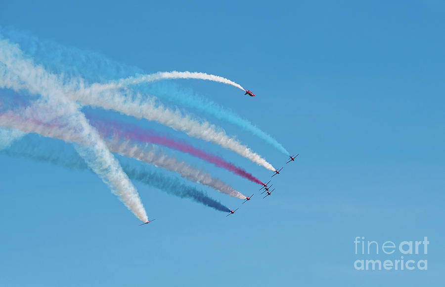 The Red Arrows Photograph by Jim Orr
