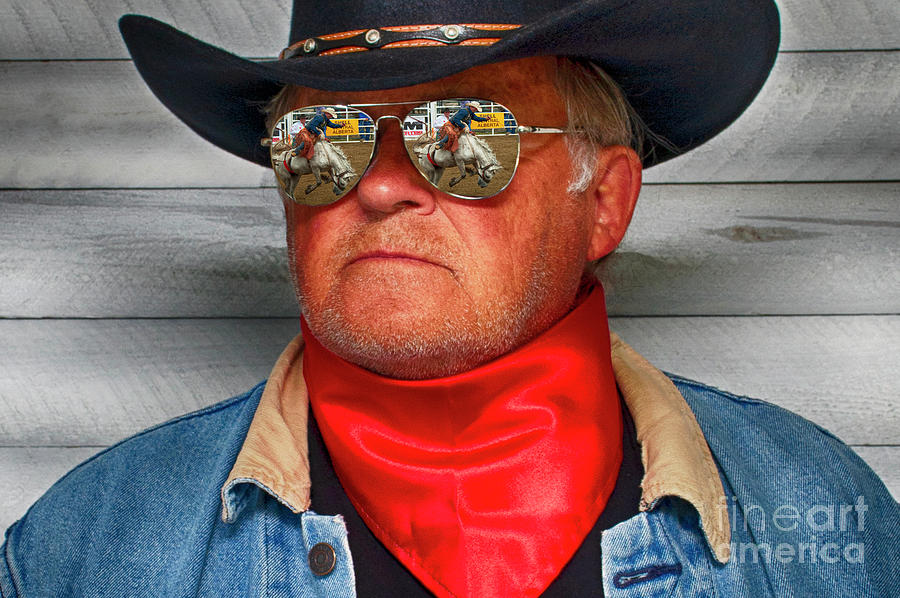 The Red Bandana  Photograph by Bob Christopher