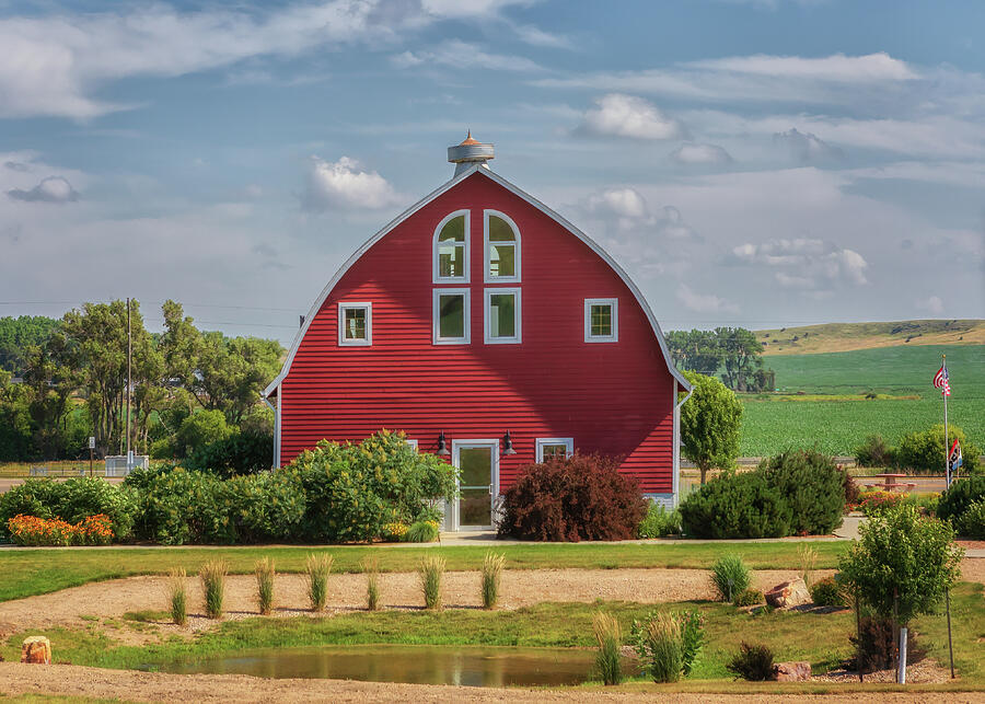 The Red Barn - Sandhills Journey Photograph by Susan Rissi Tregoning