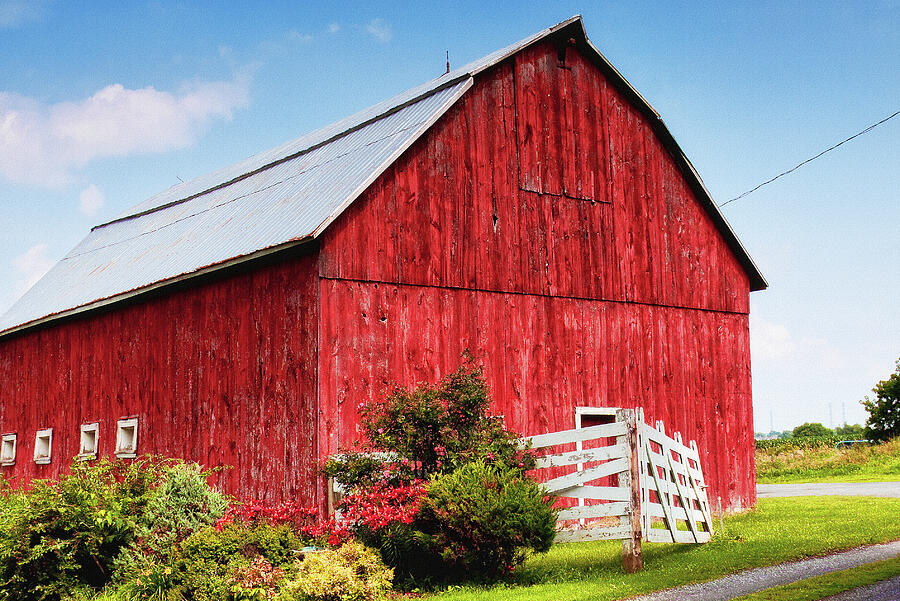 The Red Barn Photograph by Tatiana Travelways