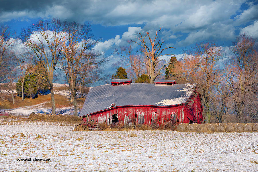 The Red Barn Photograph by Wendell Thompson