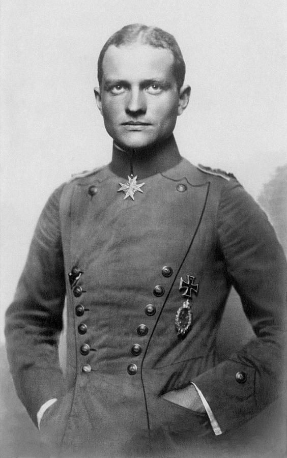 The Red Baron - Manfred Von Richthofen - 1917 Photograph