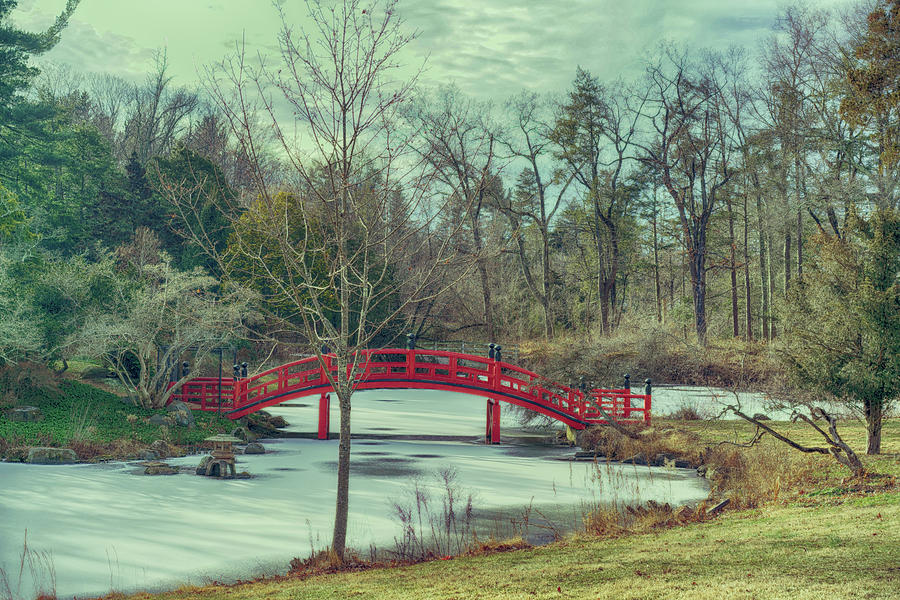The Red Bridge Photograph by Amy Neufeld