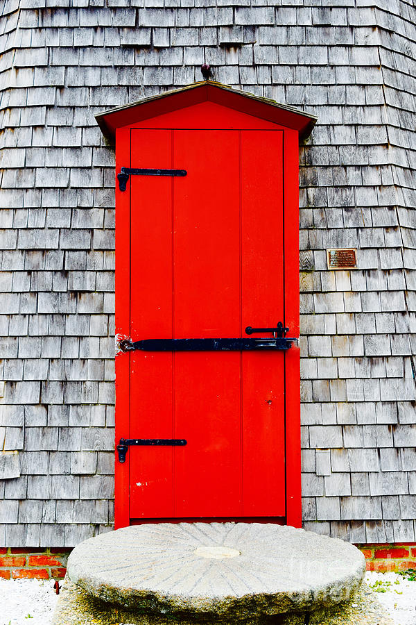 The Red Door Photograph by Debra Banks
