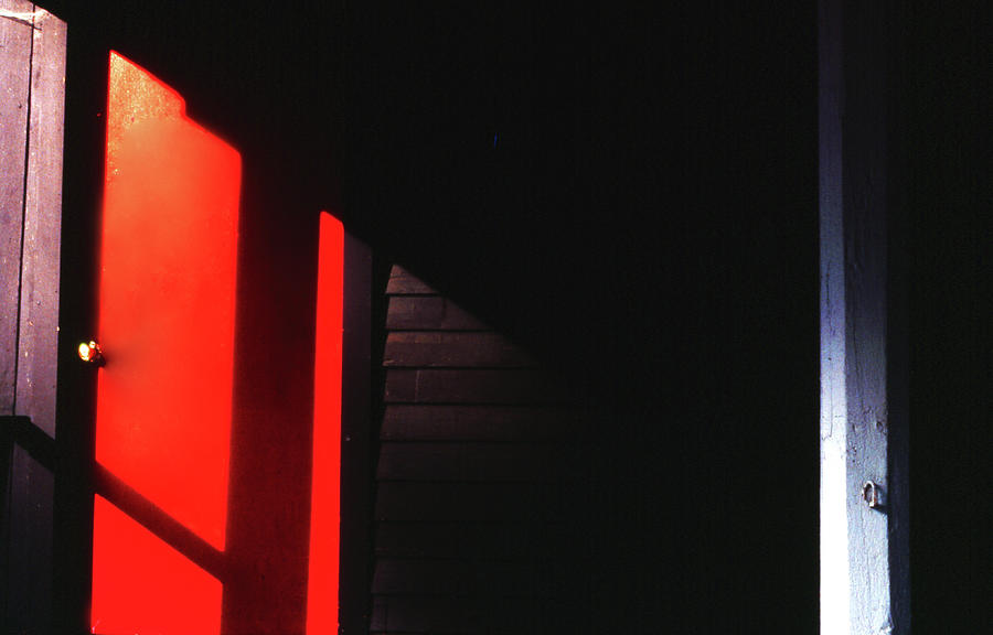 The Red Door Photograph by Wayne King