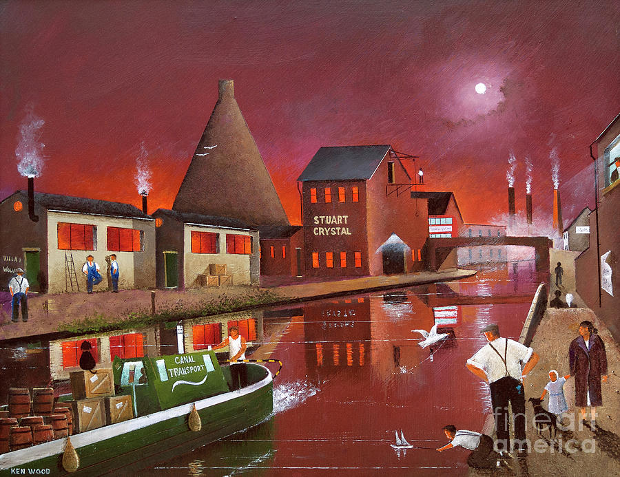 The Red House Cone, Wordsley, Stourbridge Painting by Ken Wood