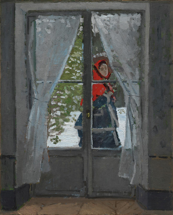 Claude Monet Digital Art - The Red Kerchief by All Classics