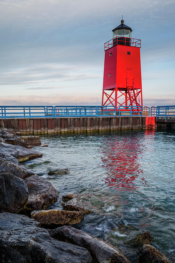 The Red Lighthouse Photograph by Greg Nyquist