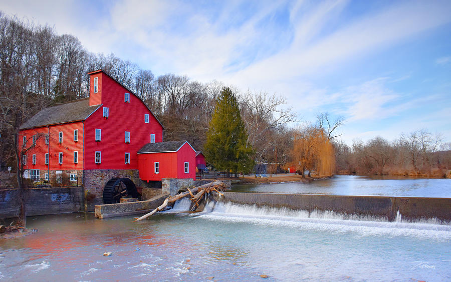 The Red Mill Photograph by Ingrid Zagers