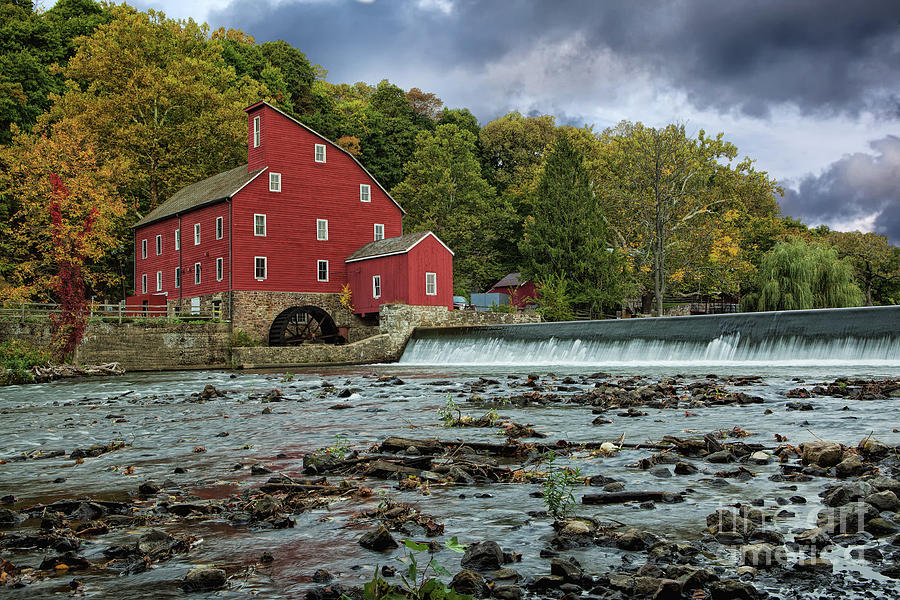 The Red Mill Photograph by Nicki McManus