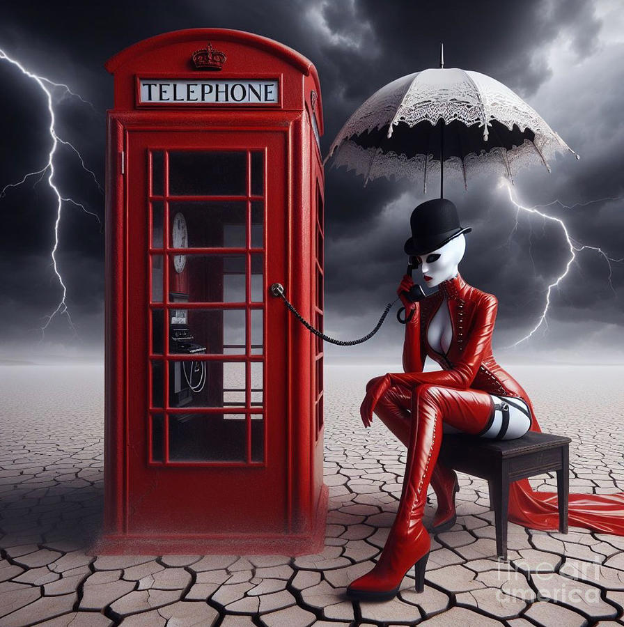 The Red Phone Booth 2 Photograph by Bob Christopher