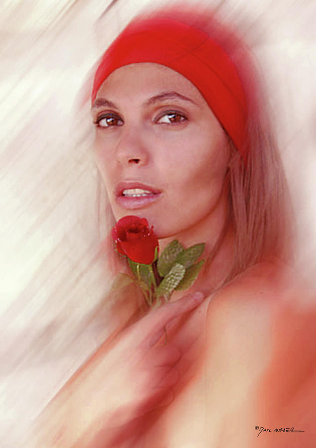 The Red Rose Photograph by Marc Nader