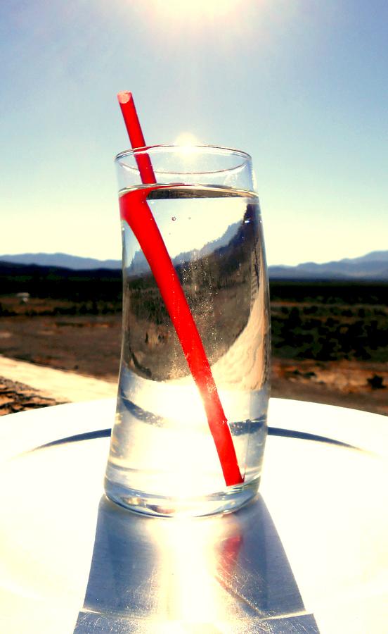 The Red Straw Photograph by Dietmar Scherf