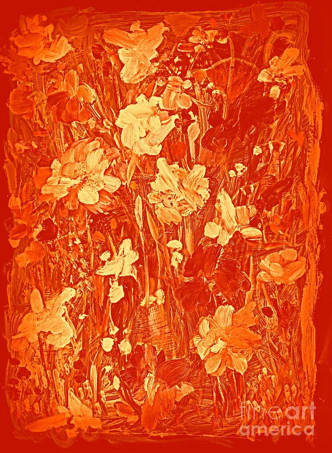 The Red Tapestry Digital Art by Nancy Kane Chapman