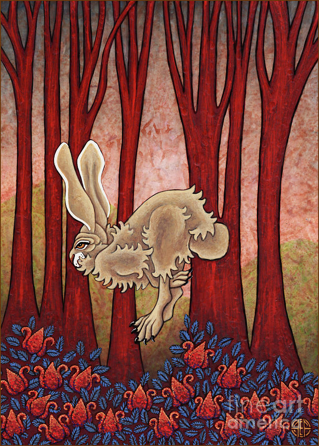 The Red Wildwood Painting by Amy E Fraser