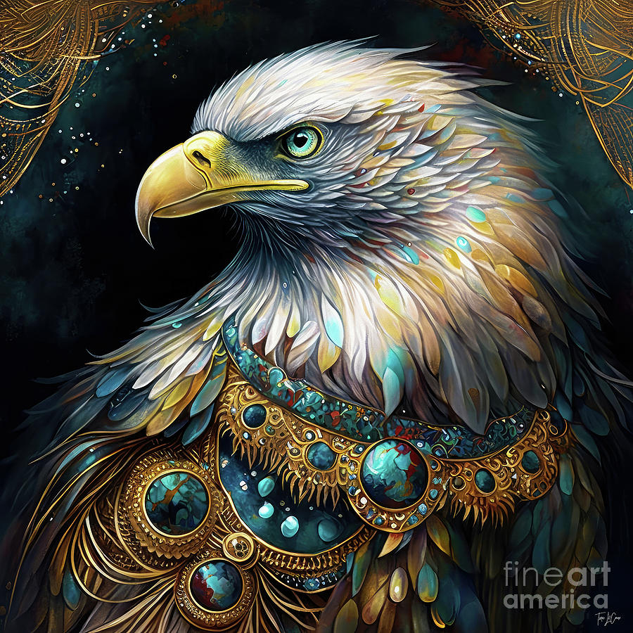 The Regal Eagle Painting by Tina LeCour