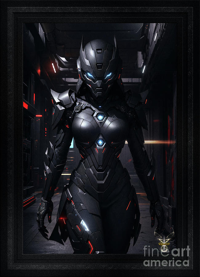 The Renekor Battle Suit Sci-Fi AI Concept Art by Xzendor7 Digital Art by Xzendor7