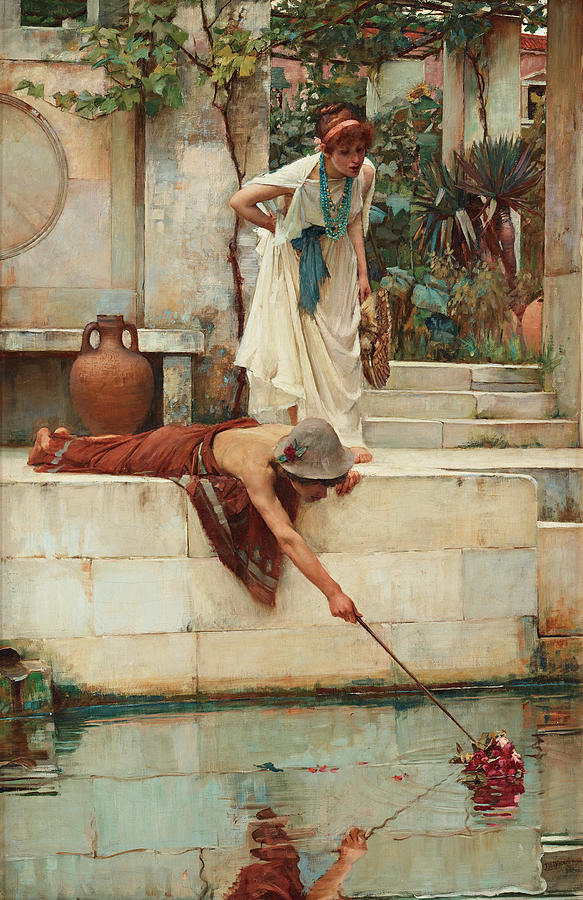 The Rescue  Painting by John William Waterhouse