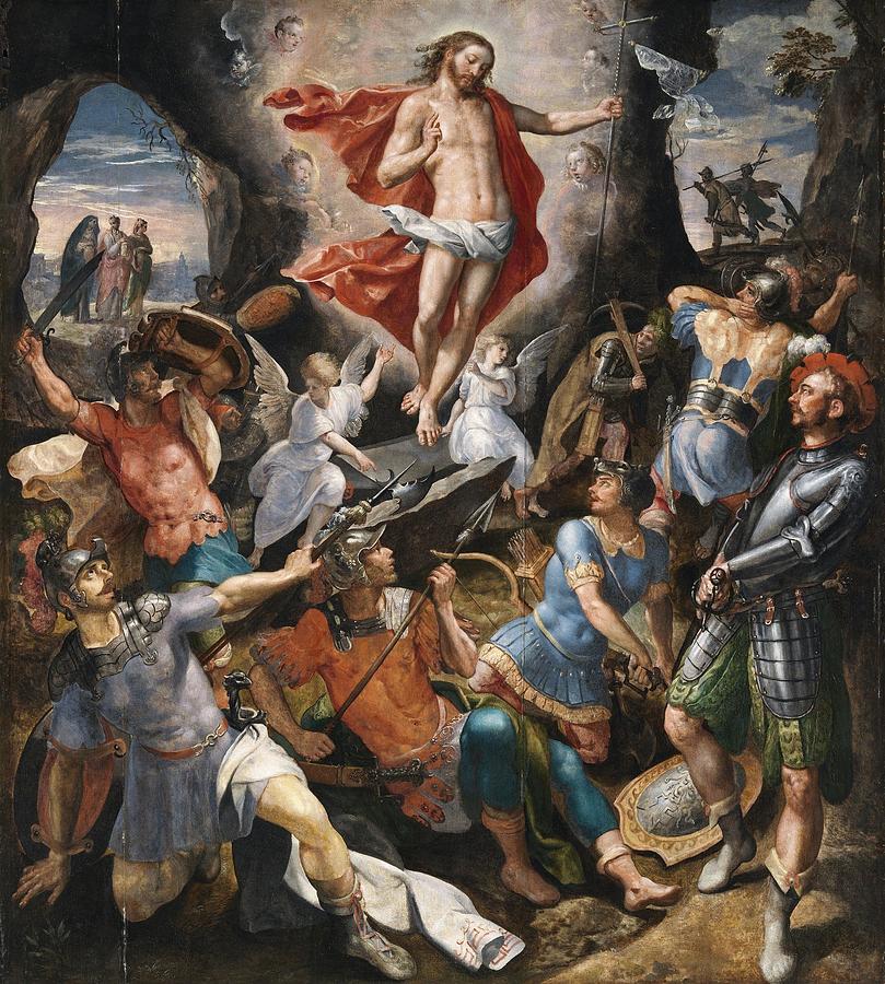 The Resurrection of Christ Painting by Maerten de Vos | Fine Art America