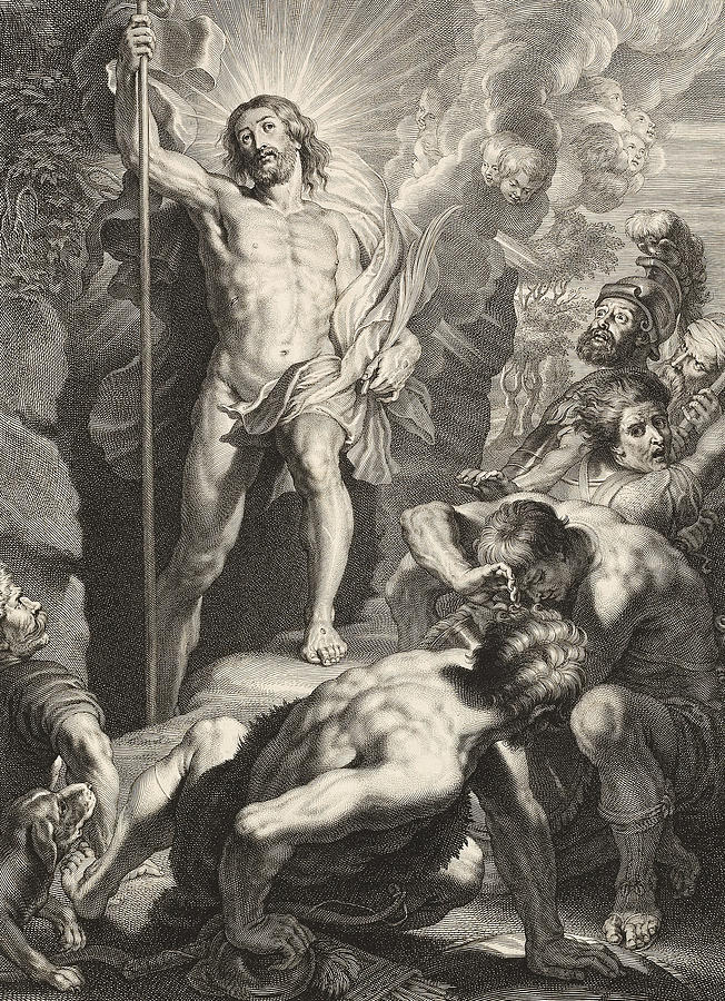 The Resurrection of Christ Relief by Schelte a Bolswert