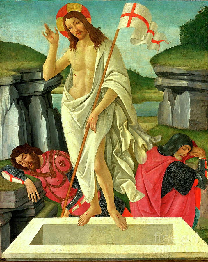 The Resurrection  Painting by Sandro Botticelli
