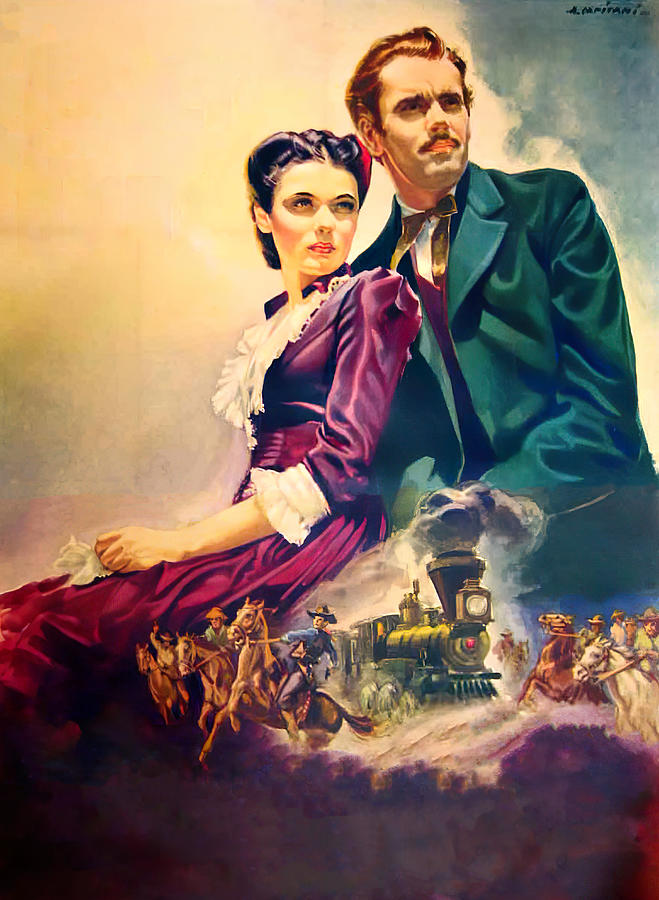 The Return of Frank James, 1940, movie poster painting by Alfredo Capitani Painting by Movie World Posters
