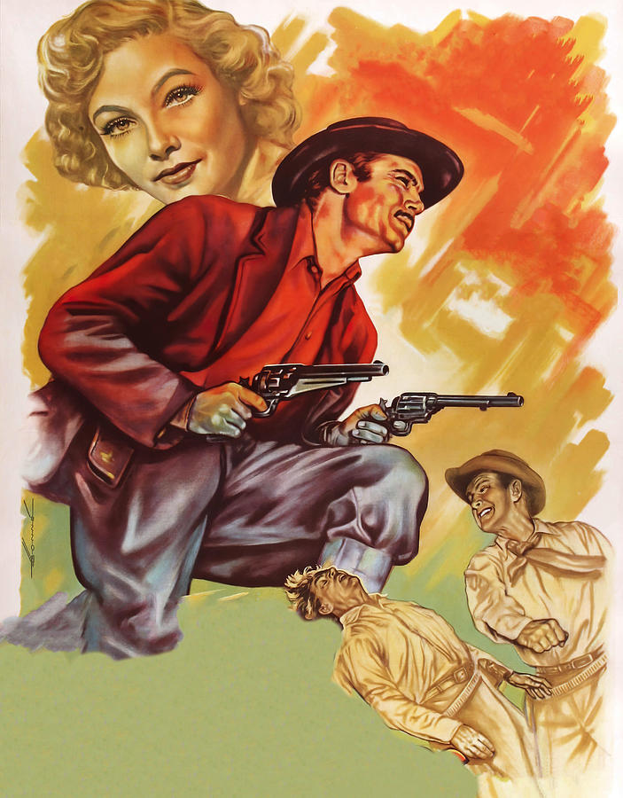 The Return of Frank James, 1940, movie poster painting by Heinz Bonne Painting by Movie World Posters