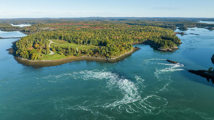 The Reversing Falls, Pembroke Maine Photograph by Ryan Malagara DEVI ...