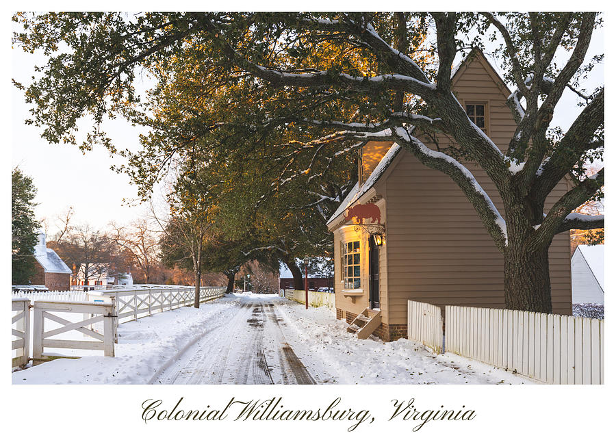 The Rhinoceros Apothecary on a Winter Evening - Postcard Design Photograph by Rachel Morrison The Rhinoceros Apothecary on a Winter Evening - Postcard Design Photograph by Rachel Morrison