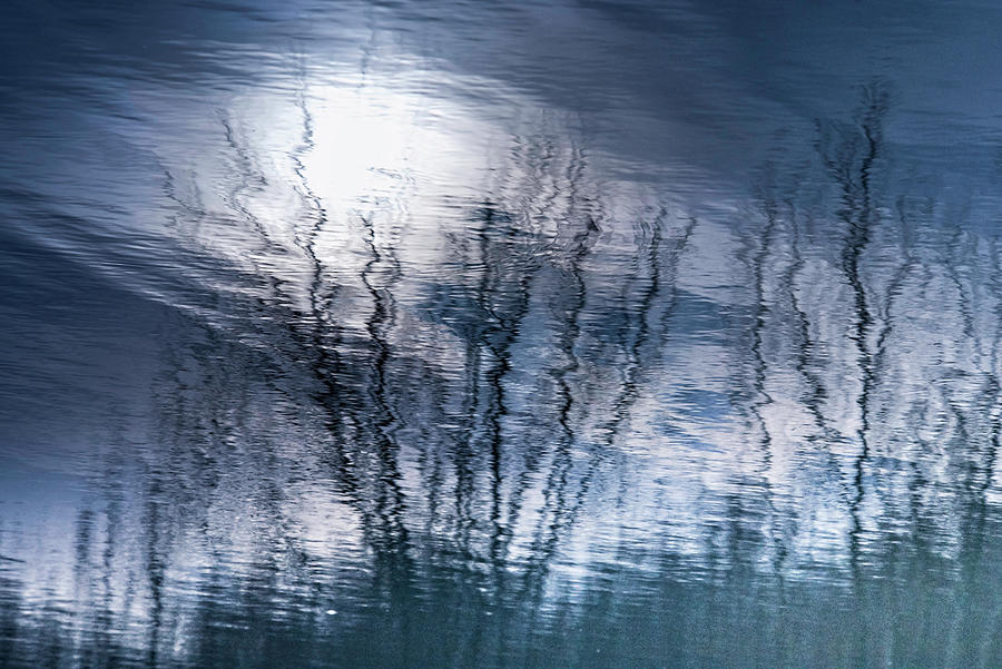 The Rippling Blue Sun  Photograph by Jean Gill