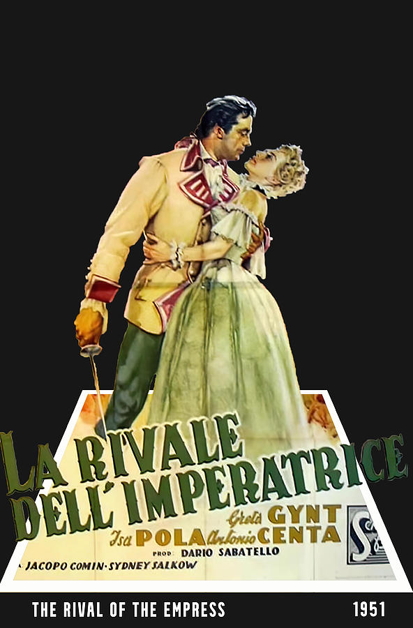 The Rival of the Empress, 1951 - 3d movie poster Mixed Media by Movie World Posters