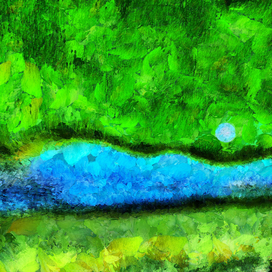 The River Digital Art by Bruce Rolff