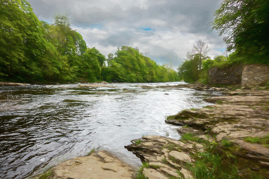 The River Ericht Digital Art by Tanya C Smith