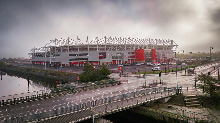 The Riverside Stadium Pastel by Airpower Art - Pixels