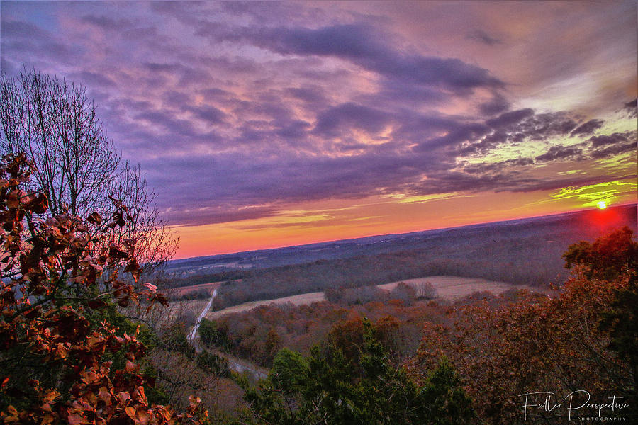 The Road Below Photograph by Chad Fuller - Pixels