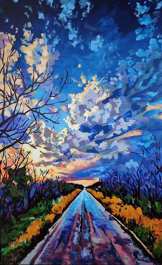 The Road Foretold Painting by Allison Fox