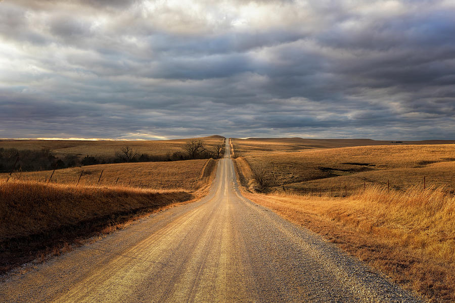 Winter Photograph - The Road Forward by Scott Bean