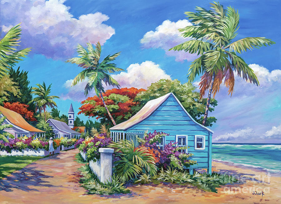 Beach Painting - The Road Less Travelled by John Clark