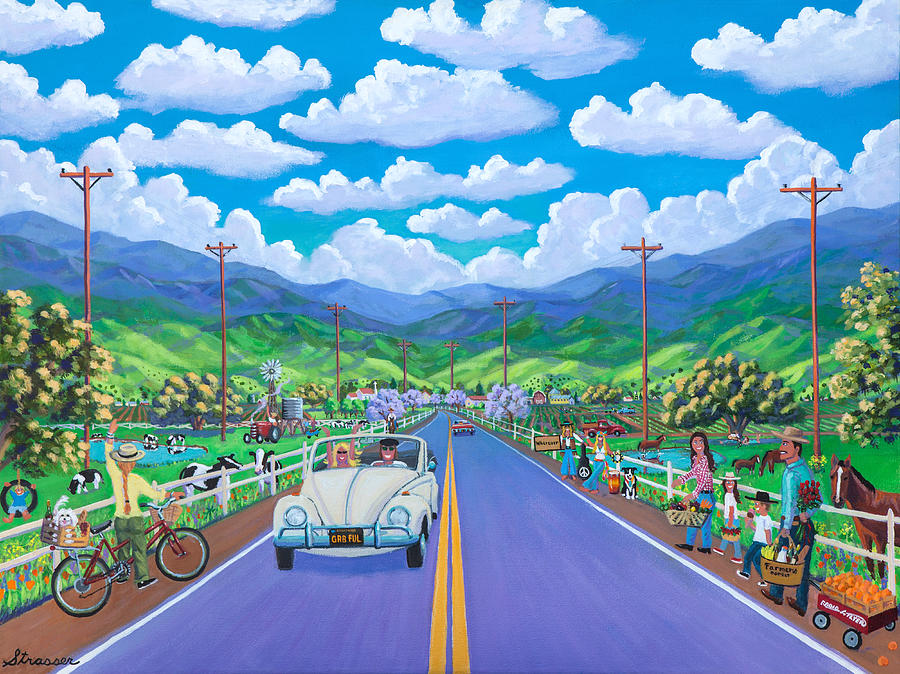 The Road Of Happy Destiny Painting