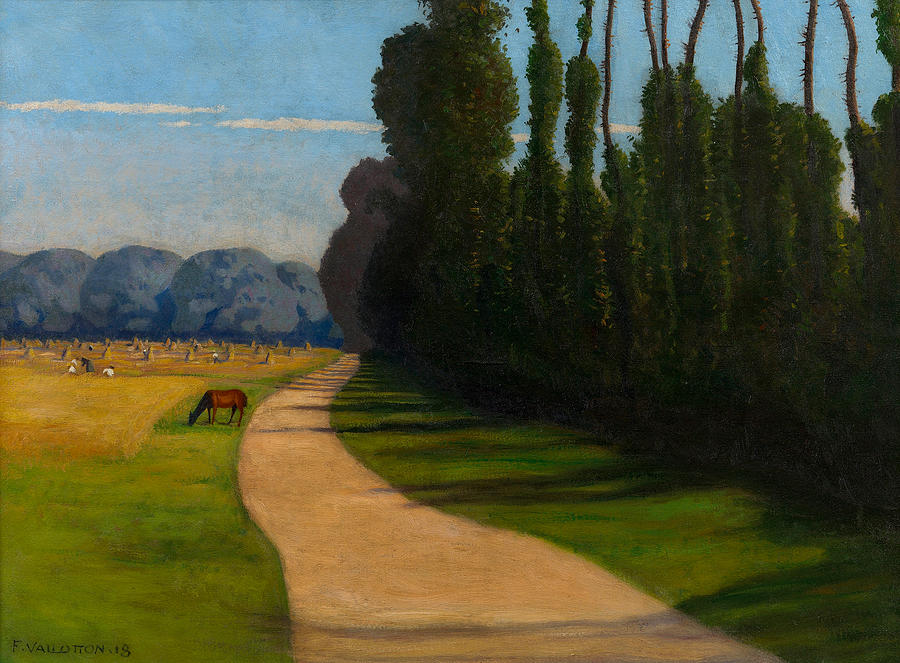 The Road of the Red Cross Painting by Felix Vallotton