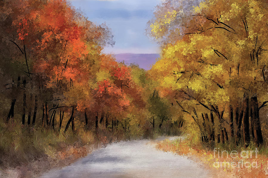 The Road To Blue Knob Digital Art by Lois Bryan